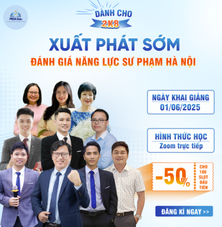 SPT 2K8 HN HSA EDU LUYỆN THI ĐGNL SƯ PHẠM HÀ NỘI 2026